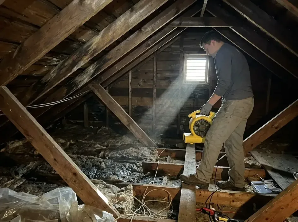 attic-water-damage-drying-proc-007 — frequently asked questions, Emergency Water Extraction & 24/7 Flood Response in Strouds…